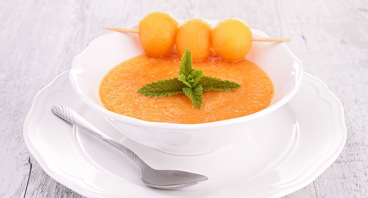 Recette de soupe froide de melon