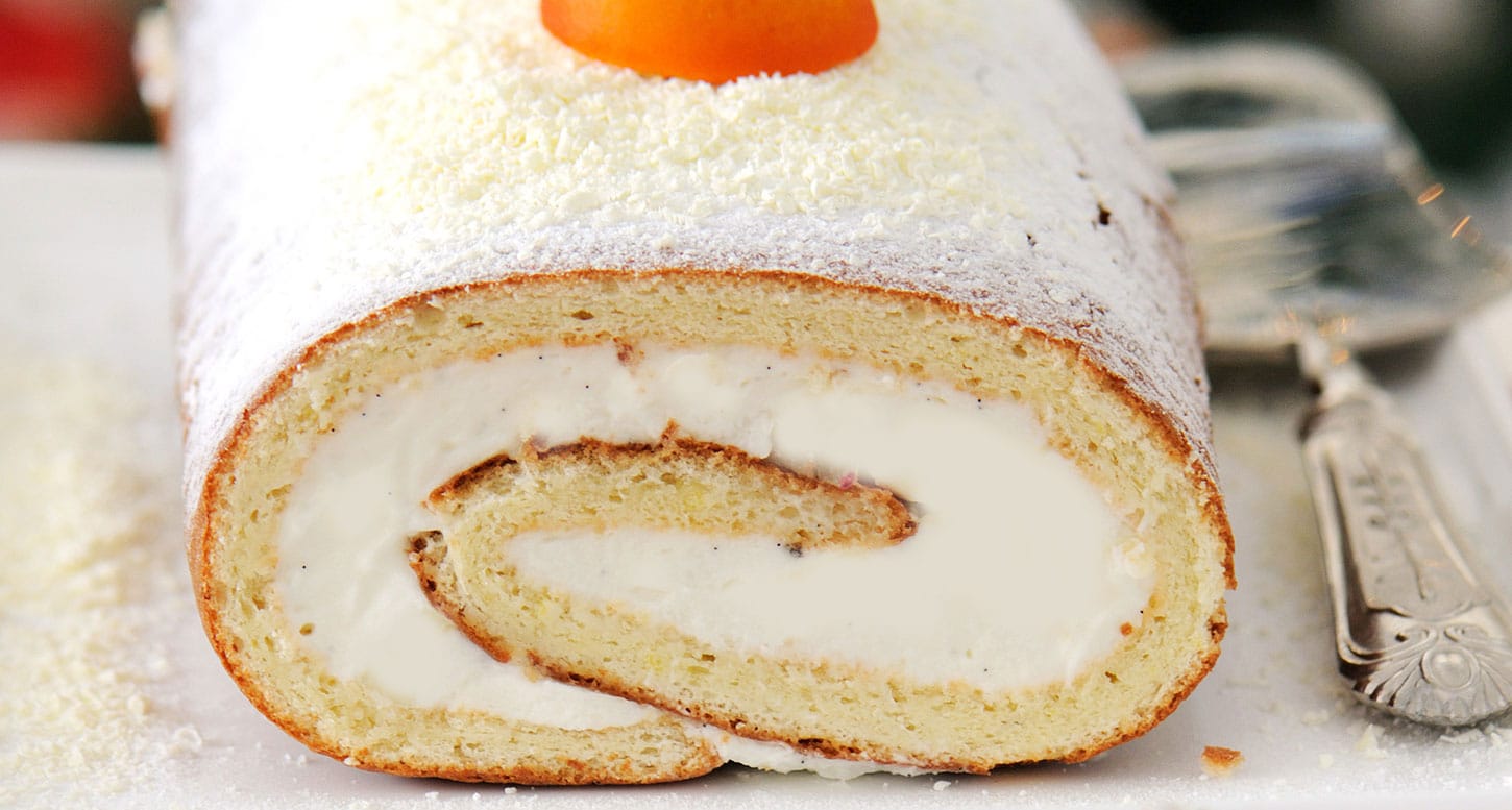 Recette de bûche légère aux fruits de la Passion