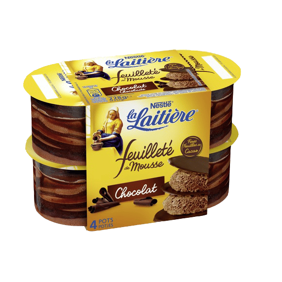 Feuilleté de mousse au chocolat La Laitière : notre test produit
