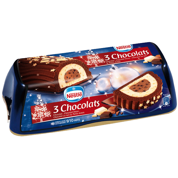 Bûche 3 Chocolats Nestlé : notre test produit spécial Noël