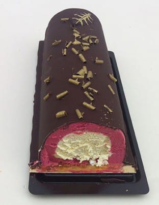 La bûche façon framboisier Carte d’Or Collection La bûche façon framboisier Carte d’Or Collection