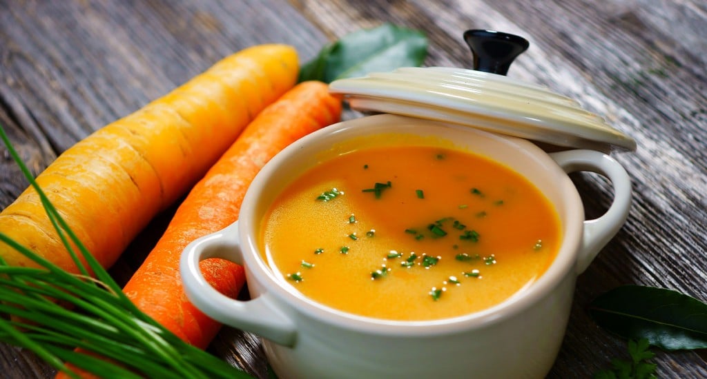 Soupe de carotte au curry - MGC Prévention Santé