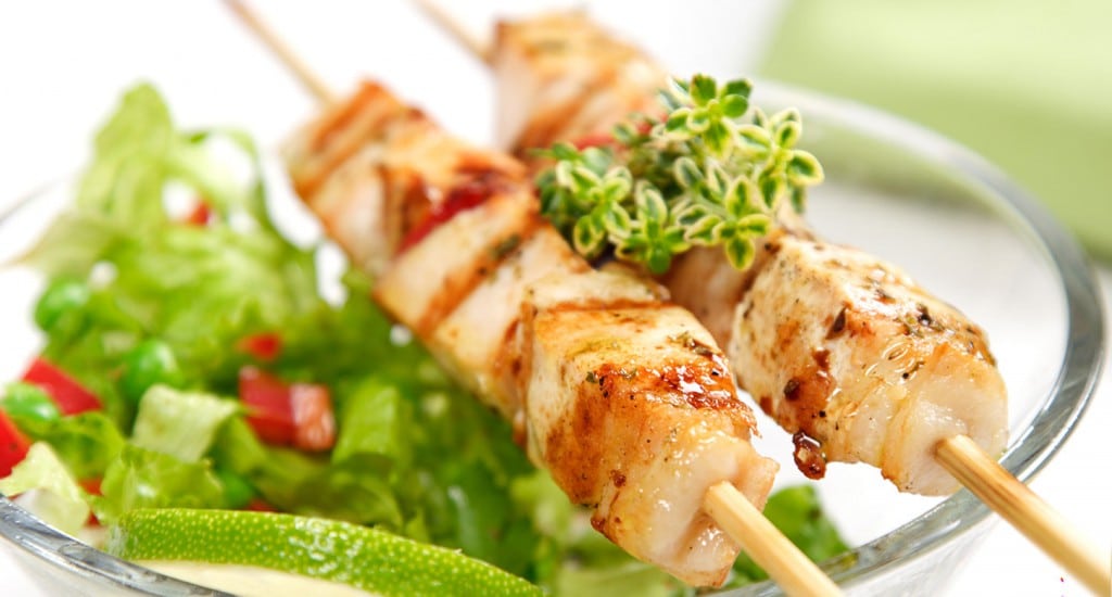 brochettes poulet