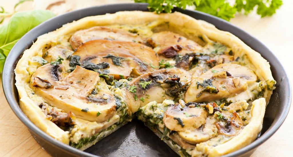 Recette Tarte aux moules et aux champignons