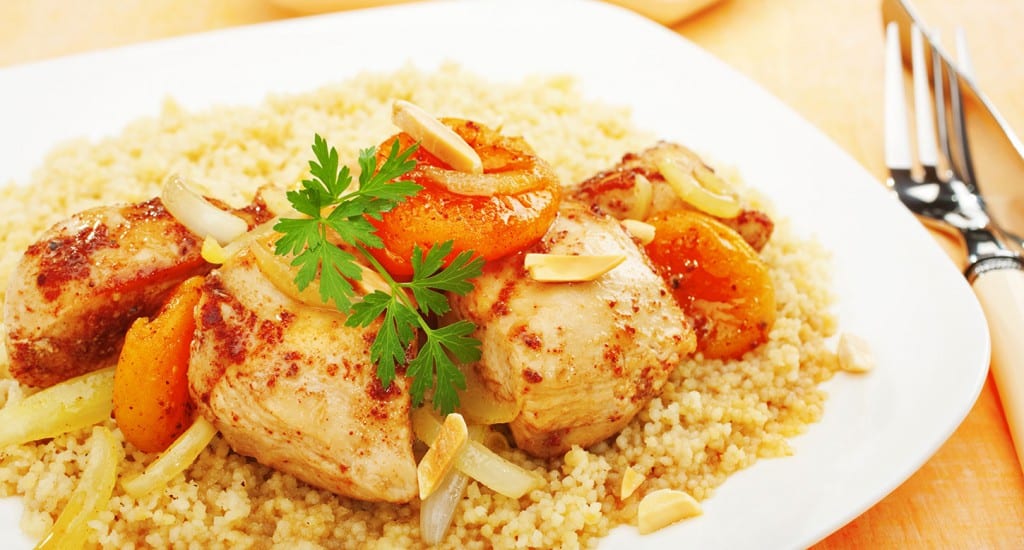 tajine poulet abricots