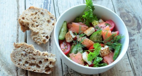 salade de fenouil et saumon