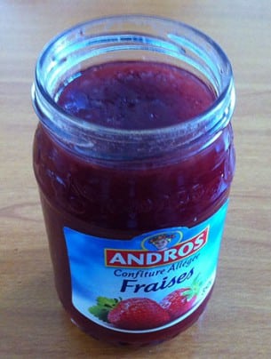 La Confiture de fraise allégée Andros La Confiture de fraise allégée Andros