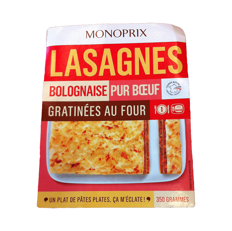 Lasagnes Bolognaise Pur Boeuf Monoprix Notre Test Produit