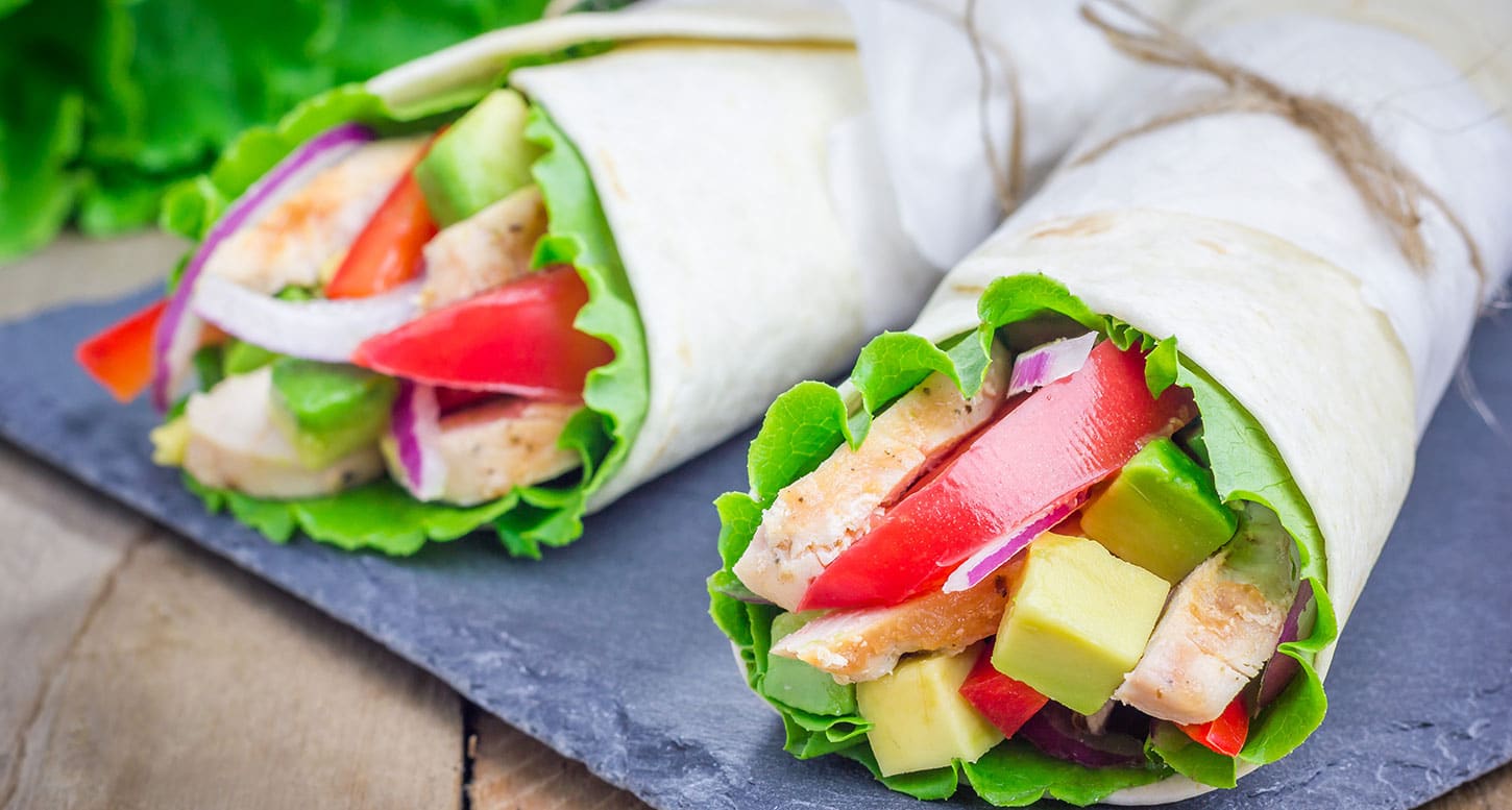 wraps poulet