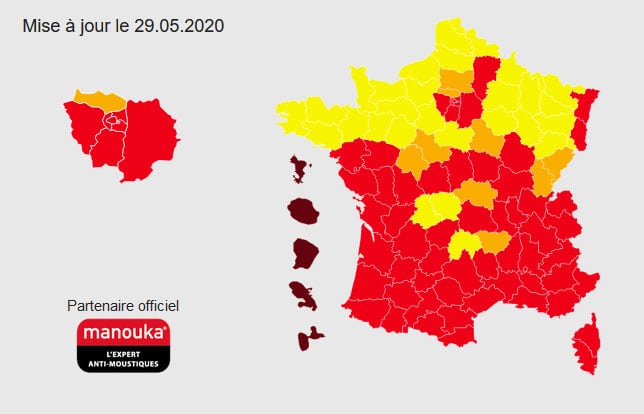 carte moustique tigre