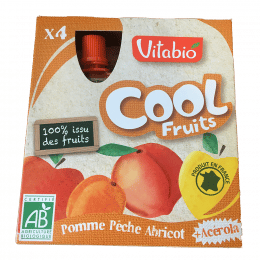 Compotes à boire Cool fruits Vitabio