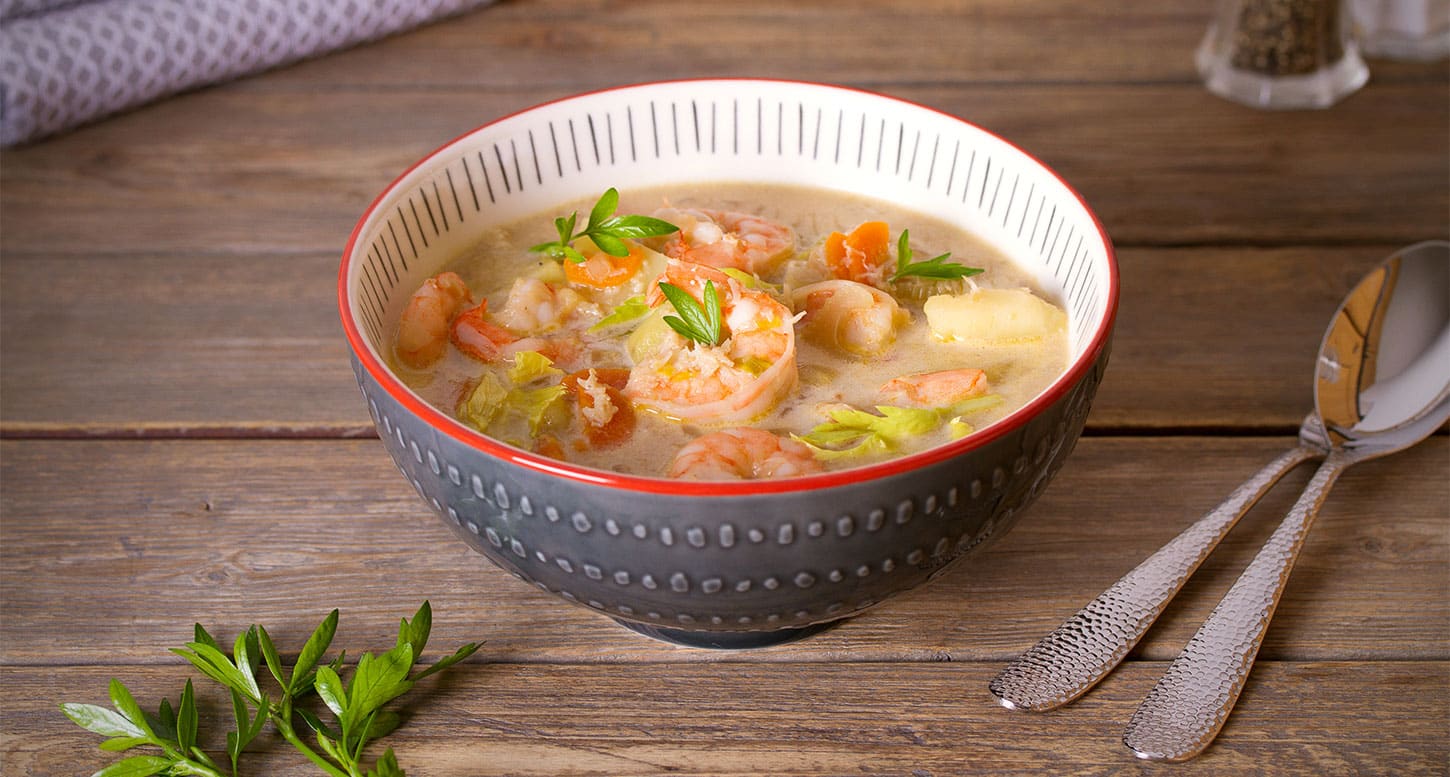 soupe thaï crevettes