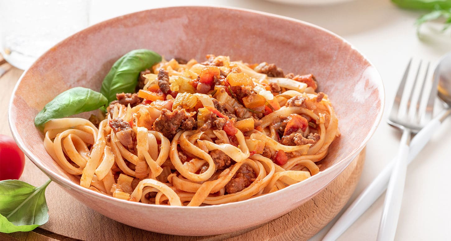 tagliatelles bolognaise