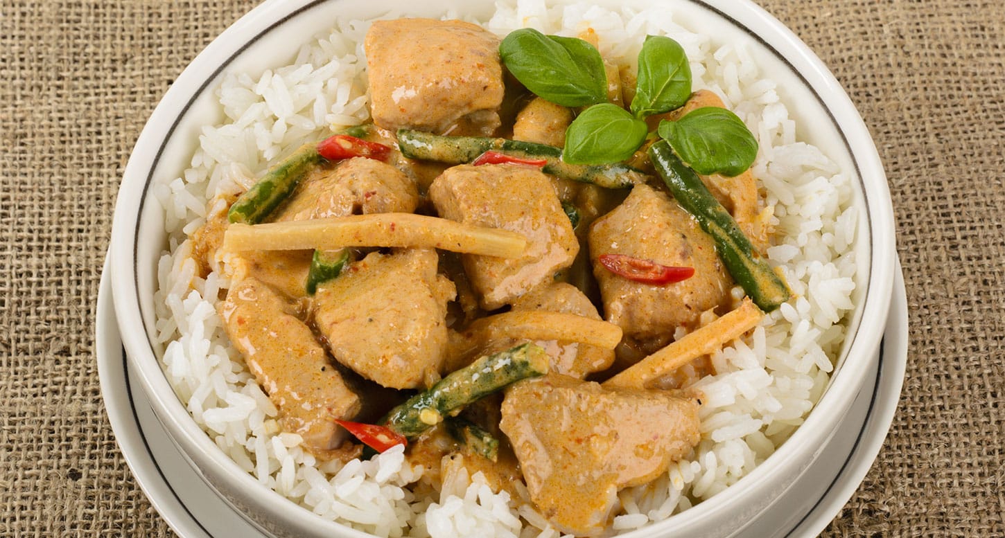 porc curry riz