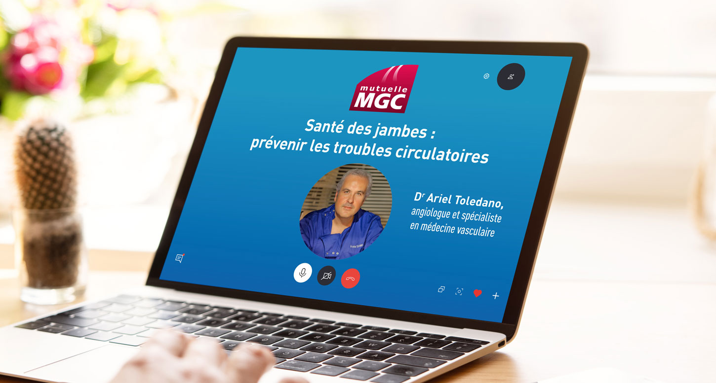 webinaire santé des jambes, prévenir les troubles circulatoires